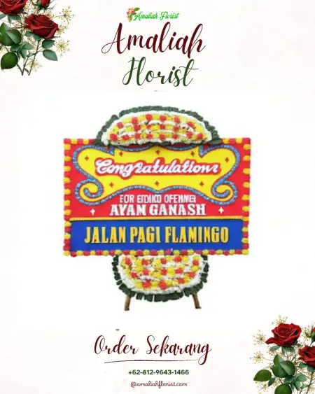 Sewa Papan Bunga Bunguran Timur Laut
