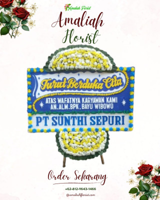 Papan Bunga Duka di Bunguran Timur Laut